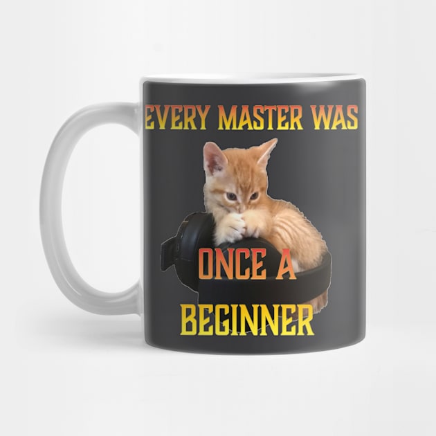 Gamer Cat -Every Master was Once a Beginner by aadventures